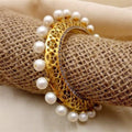 Jaali Pearl Bangle