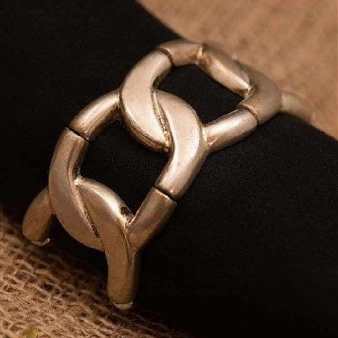 Bold Linked Bracelet (Adjustable)-0