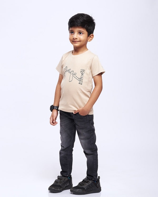 Kids Pure cotton tshirt for men and women medium size near me online india tirupur tamilnadu-0