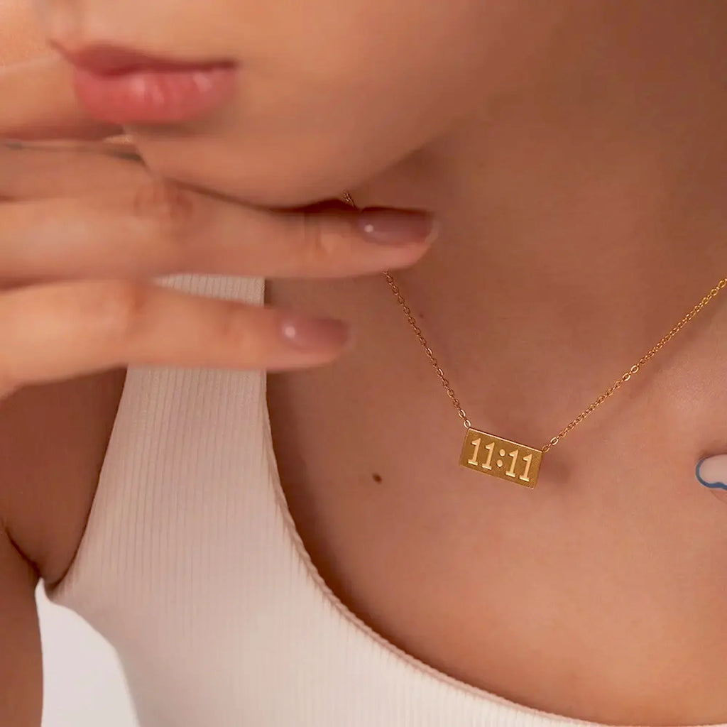 1111 Angel Number Necklace-soristyle-4